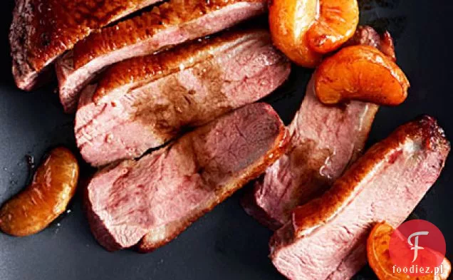 Chrupiące piersi z kaczki z Balsamicznie glazurowanymi mandarynkami