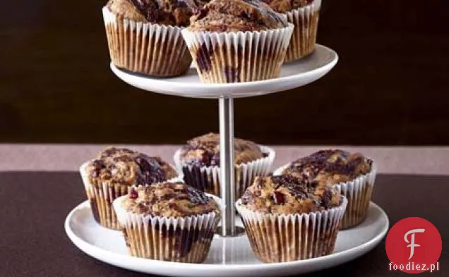 Muffiny czekoladowo-żurawinowe Skinny