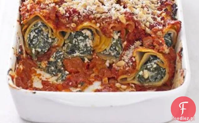Tofu & szpinak cannelloni