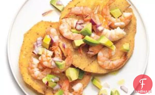 Krewetki I Awokado Tostadas