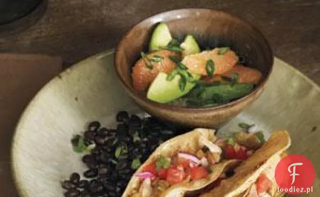 Chicken Tacos Z Awokado I Sałatka Grejpfrutowa Przepis