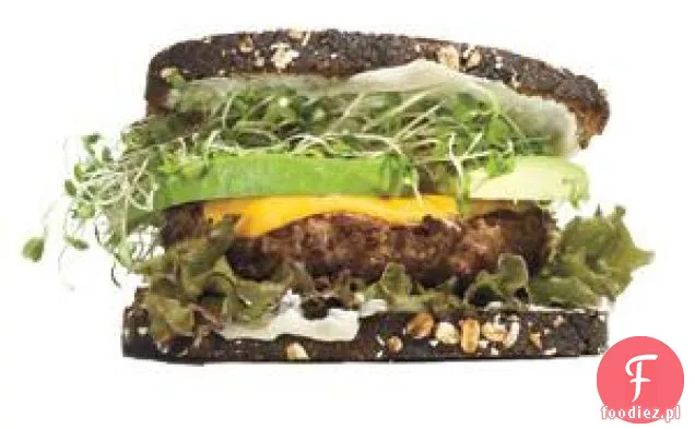Hamburgery Z Cheddarem, Awokado I Kiełkami