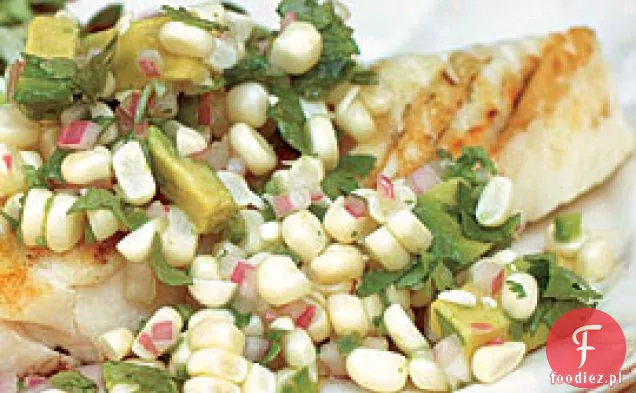 Słodka Kukurydza Z Awokado, Jalapeño I Kolendrą