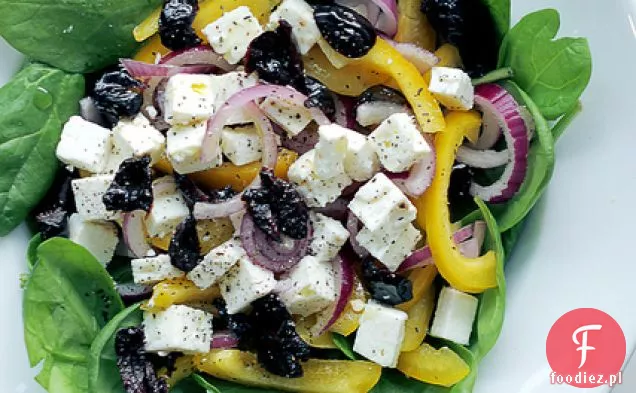 Papryka Żółta, Feta I Czerwona Cebula