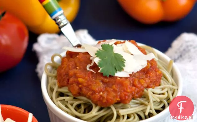 Prosty Sos Pomidorowo-Paprykowy