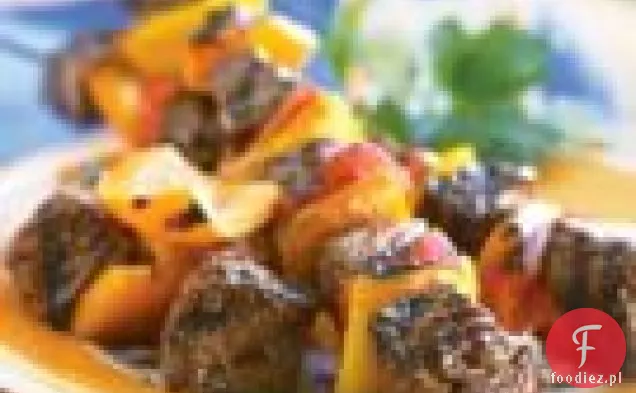 Stek I Papryka Kabobs