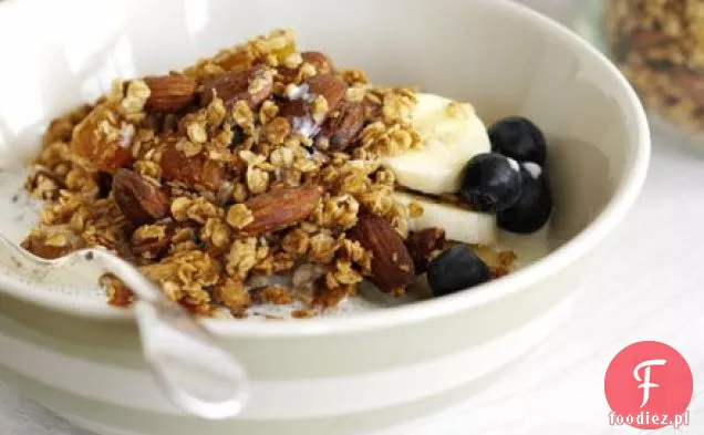 Miód crunch granola z migdałami i morelami