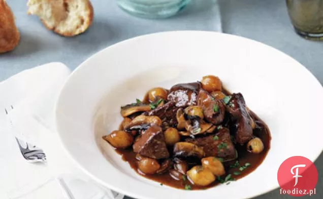 Szybka Wołowina Bourguignonne