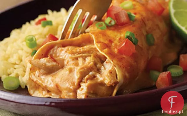 Easy Chicken & Cheese Enchiladas