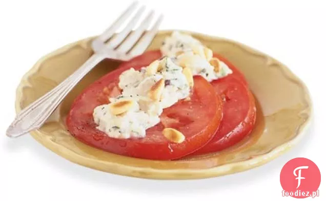 Pomidory z sycylijskim Purée z białej fasoli