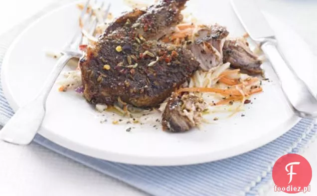 Kotlety schabowe z koprem włoskim z zimowym selerem naciowym