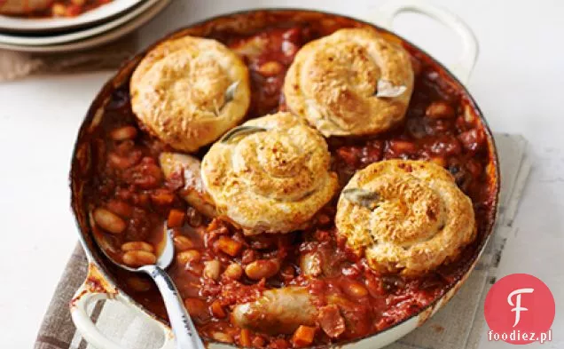 Kiełbasa & parmezan cobbler