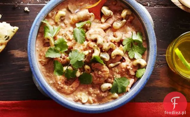 Aromatyczne curry z krewetkami i nerkowcami
