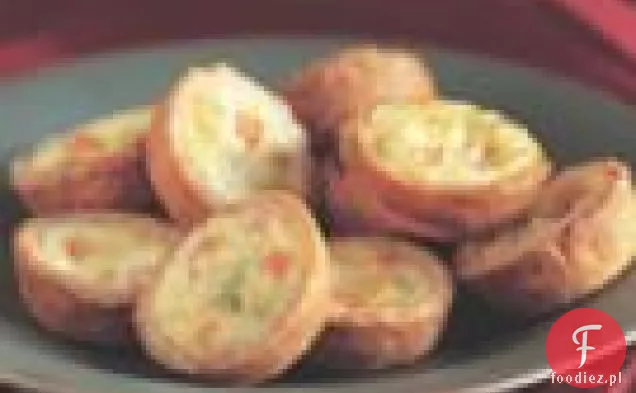 Mini-quiche z porem i czerwoną papryką