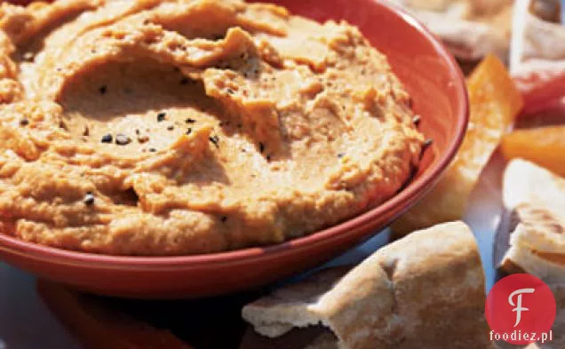 Hummus Z Czerwonej Papryki