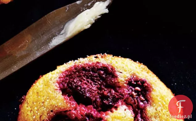Muffinki Malinowo-Kukurydziane