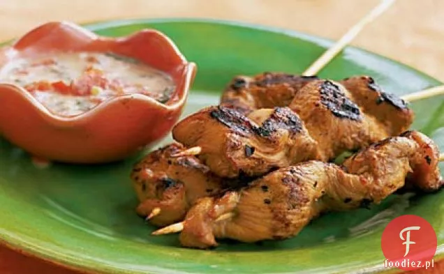 Boka Dushi (Holenderskie Zachodnioindyjskie Kebaby Z Kurczakiem)