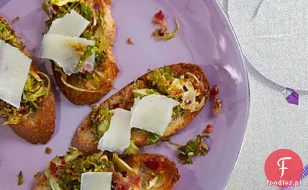 Brukselka i boczek Crostini
