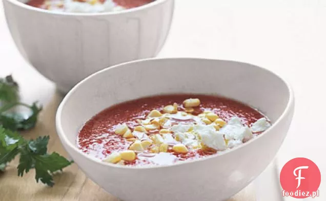 Gazpacho z kozim serem