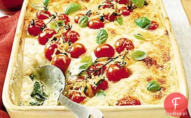 Świeża lasagne z pesto