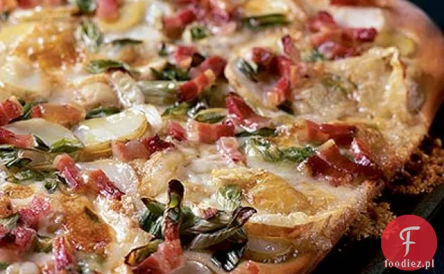 Potato & taleggio pizza