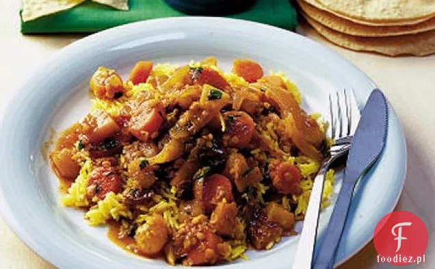 Łatwo peasy soczewica curry