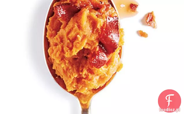 Boczek Klonowy Puree Słodkie Ziemniaki