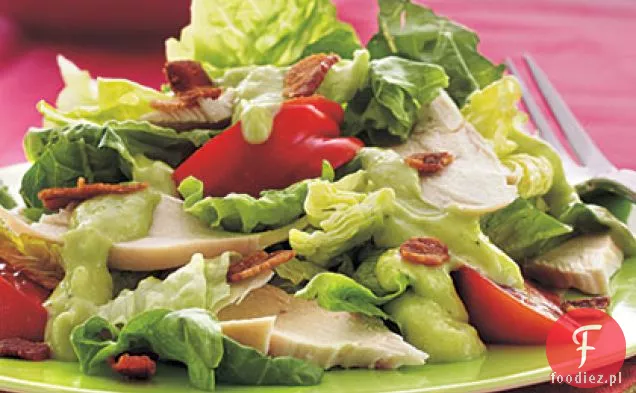 Sałatka z kurczaka BLT z kremowym sosem z awokado–rogaty Melon