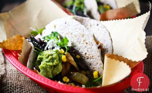 Pieczone Portabello Grzyby Fajitas