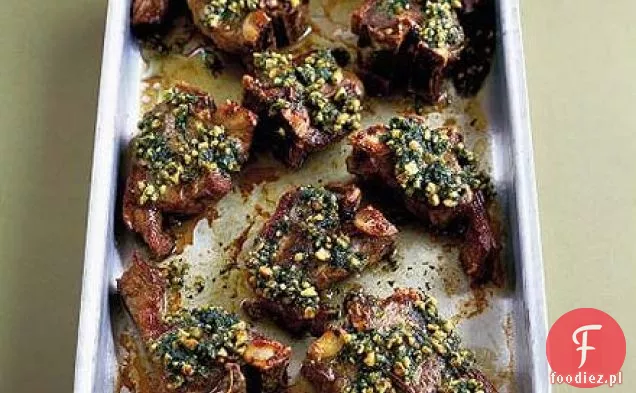 Kotlety jagnięce z pesto z kolendry