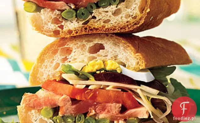 Pan Bagnat (Kanapki Z Sałatką Niçoise)