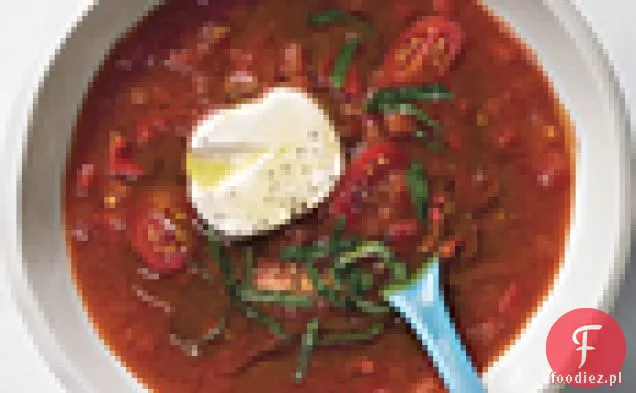 Letnia Zupa pomidorowo-paprykowa