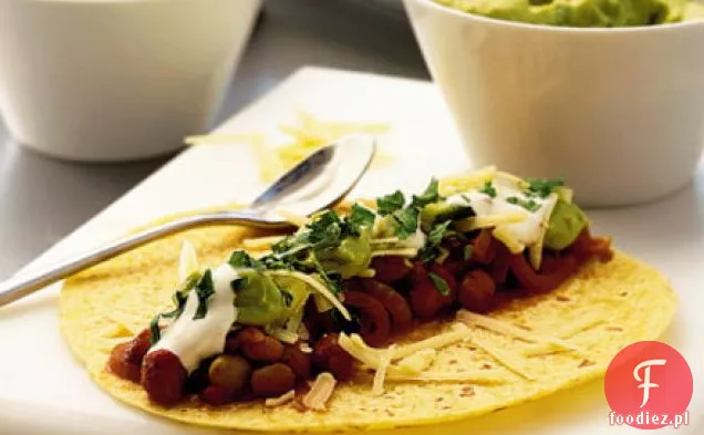 Szybkie chili Bean wraps