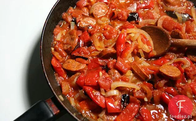 Łatwa Kiełbasa I Papryka
