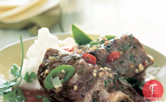 Żeberka wołowe w Chipotle i zielonym sosie Chili