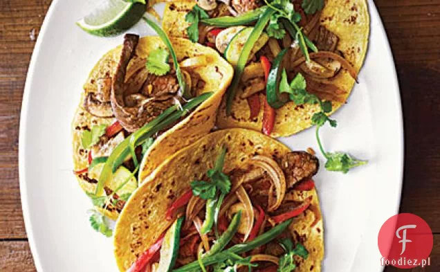 Warzywa i stek Fajitas z 