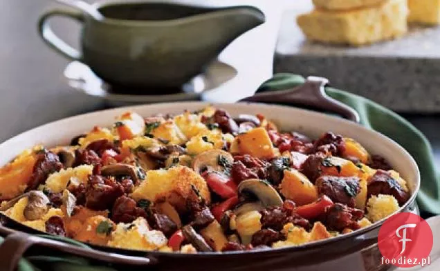 Southwest Cornbread and chorizo Dressing