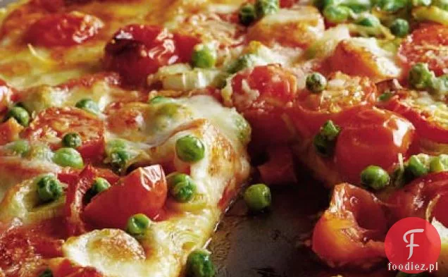 Pieczona wiosenna Pizza warzywna