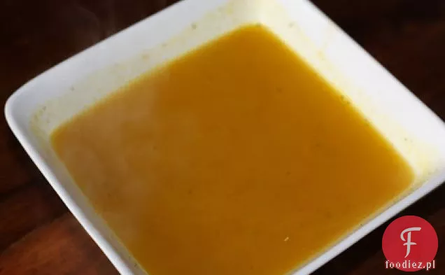 Zupa Z Pieczonej Papryki Pomarańczowej
