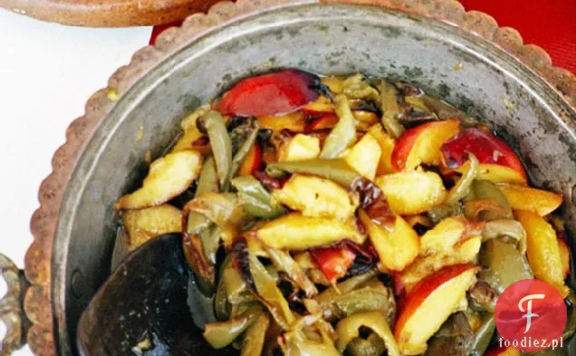 Pieczona Papryka Z Nektarynkami