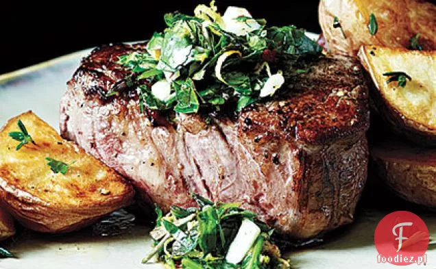 Polędwica wołowa z pieprzem z Gremolatą