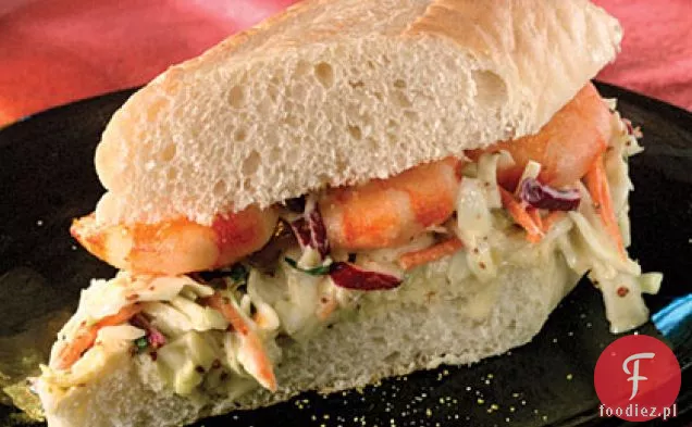Shrimp Po ' Boys With Remoulade Slaw