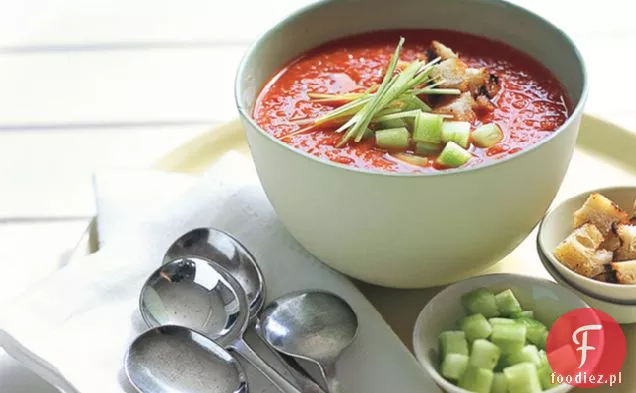 Grillowany pomidor-papryka Gazpacho