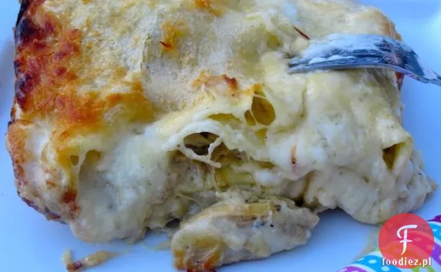 Lasagne de Pollo con Champiñones (lasagne z kurczakiem i grzybami)