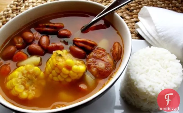Szybka zupa fasolowa Pinto z Chorizo
