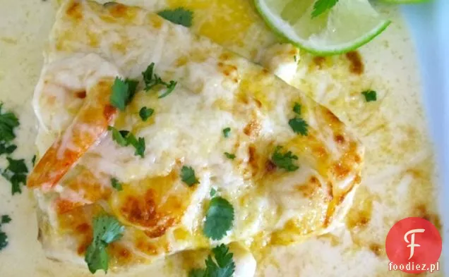 Pescado Gratinado con Camarones (Fish and Shrimp Au Gratin)