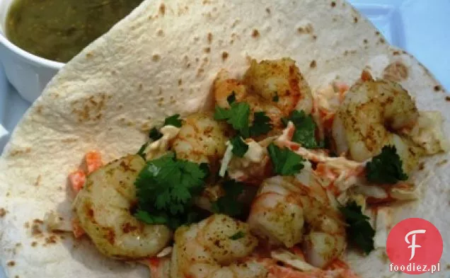 Tacos z krewetkami z Chipotle Slaw