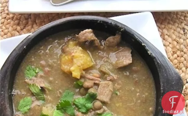 Sancocho o Sopa de Guandú (zupa Kolumbijska z groszkiem gołębi)
