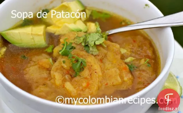 Sopa de Patacón (smażona zielona zupa Babeczkowa)