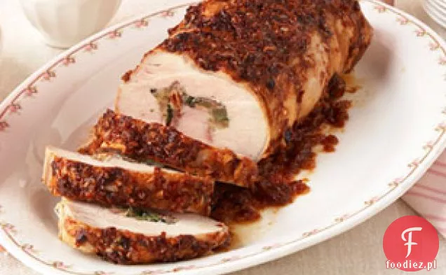 Pieczeń wieprzowa faszerowana z sosem Guajillo